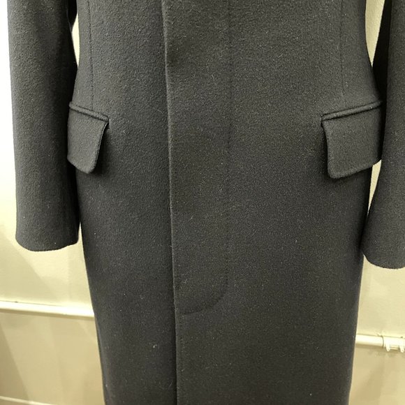 TM Lewin Chesterfield overcoat Navy size 36S - Picture 8 of 16